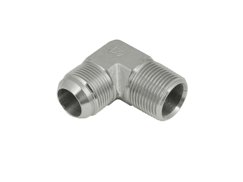 1BJ9 BSP male 60° cone seat JIC male 74° cone seat 90° elbow adapter