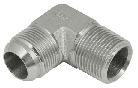 1BJ9 BSP male 60° cone seat JIC male 74° cone seat 90° elbow adapter