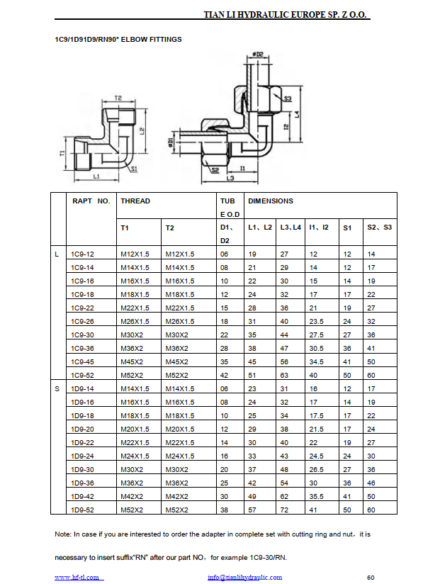 1D9 Kolanko BB 90° S