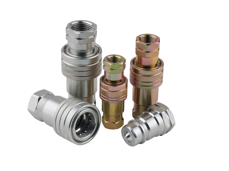 H003 Kompletny zestaw szybkozlaczy hydraulicznych ISO7241-A BSP, typ dlugi