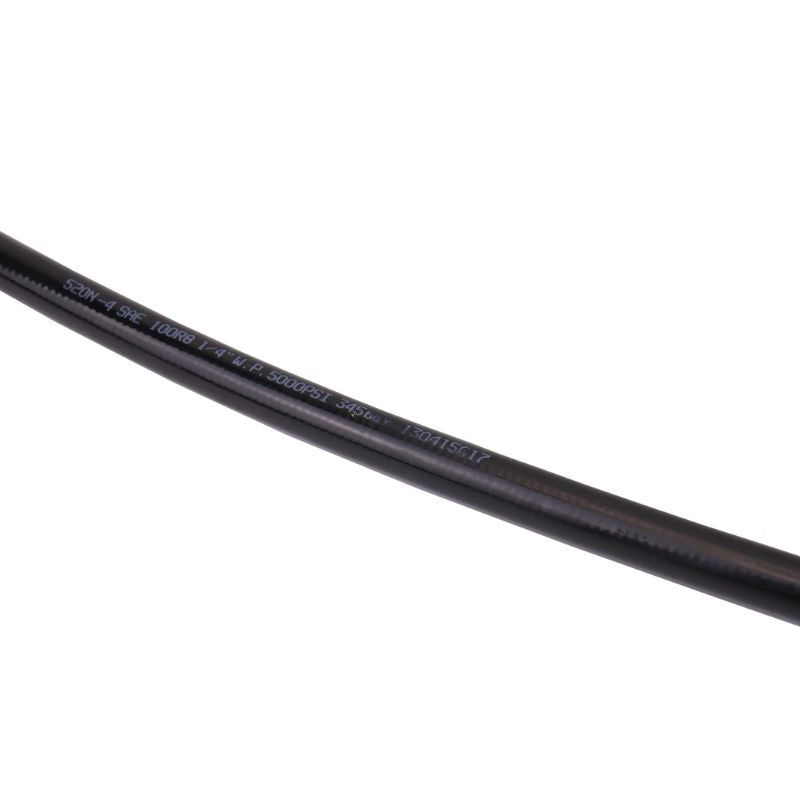 Wąż hydrauliczny SAE 100R8, elastomer termoplastyczny, dwa oploty z drutu tekstylnego o dużej wytrzymałości na rozciąganie, Powłoka zewnętrzna: poliuretan. Zakres temperatur -40°C do +100°C