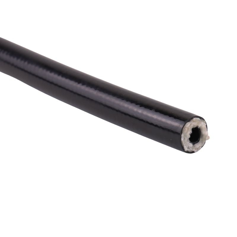 Wąż hydrauliczny SAE 100R8, elastomer termoplastyczny, dwa oploty z drutu tekstylnego o dużej wytrzymałości na rozciąganie, Powłoka zewnętrzna: poliuretan. Zakres temperatur -40°C do +100°C