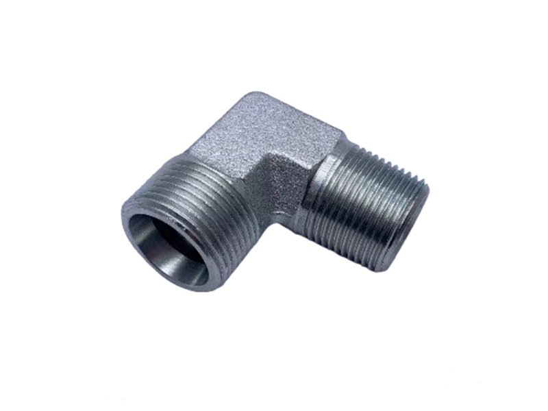 1CB Złączka prosta metryczno - calowa, adapter męski z gniazdem stożkowym BSP 60°, seria L