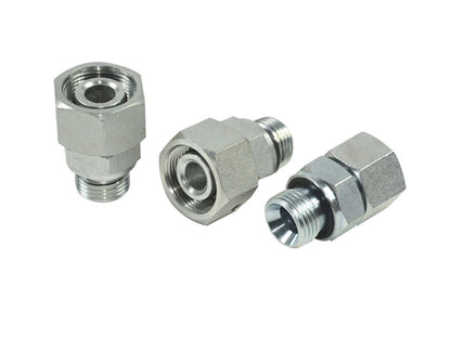 2CB Metric male 24° cone  L type BSP male 60° cone adpater with ED seal
