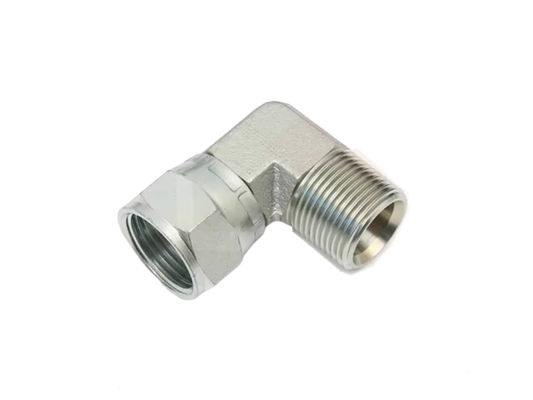 2J9 JIC 74° cone seat male female 90° elbow adapter