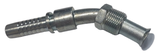 36741 SAE male swivel 45° elbow flare fitting