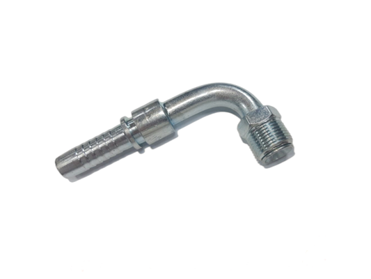 36791 SAE male swivel 90° elbow flare fitting.