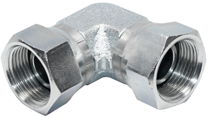 3B9 BSP 60° cone seat female 90° swivel elbow adapter