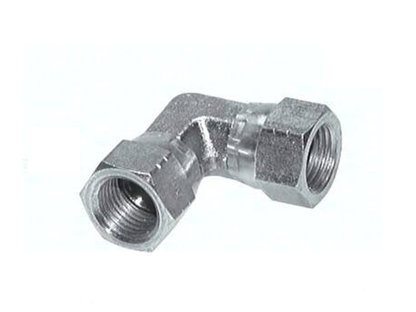 3J9 JIC 74° cone seat female swivel 90° elbow adapter