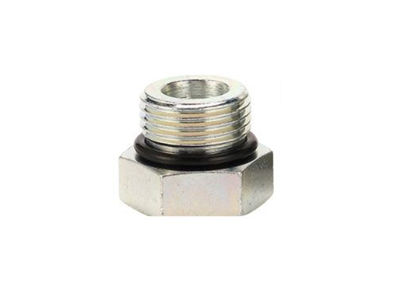 4B BSP male 60° cone plug with o ring