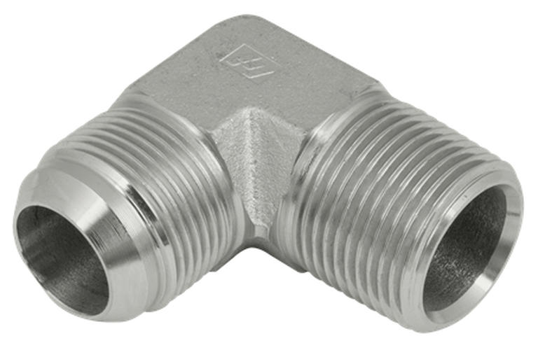 1BJ9 BSP male 60° cone seat JIC male 74° cone seat 90° elbow adapter