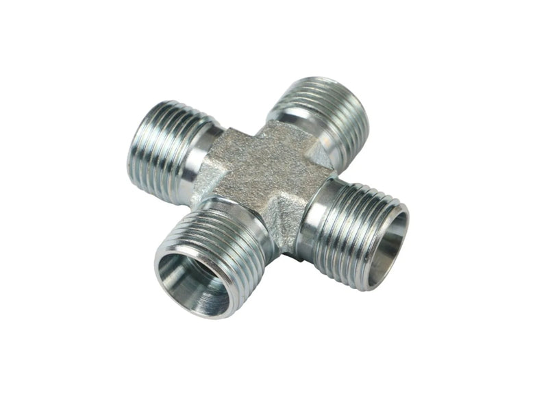 XC Metric male 24° cone Cross Fittings L type