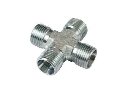 XC Metric male 24° cone Cross Fittings L type
